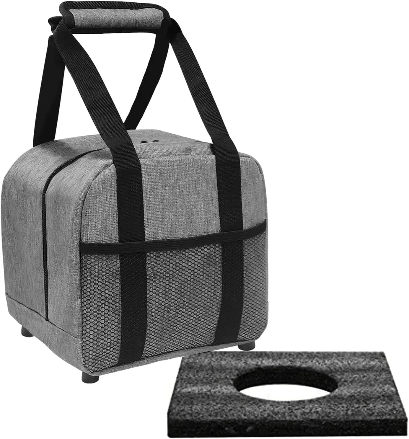 Single Bowling Tote Bag Bowling Bag for Single Easy Carry Bowling Tote Bags with Padded Holder Holds Single Bowling and Small