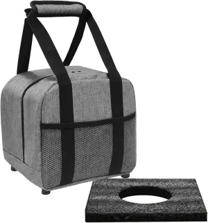 Single Bowling Tote Bag Bowling Bag for Single Easy Carry Bowling Tote Bags with Padded Holder Holds Single Bowling and Small
