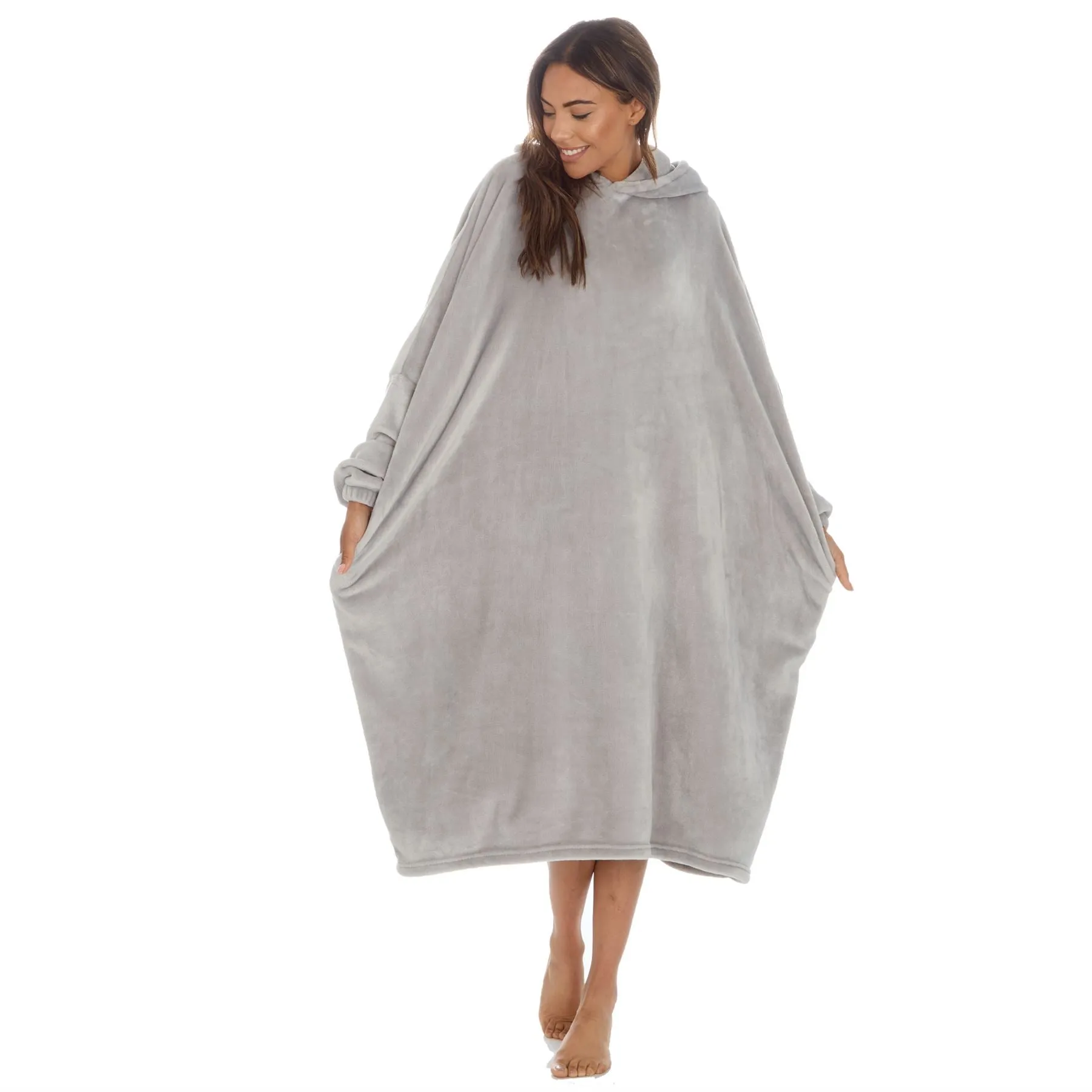 Slumber Party Womens Long Snuggle Hoodie