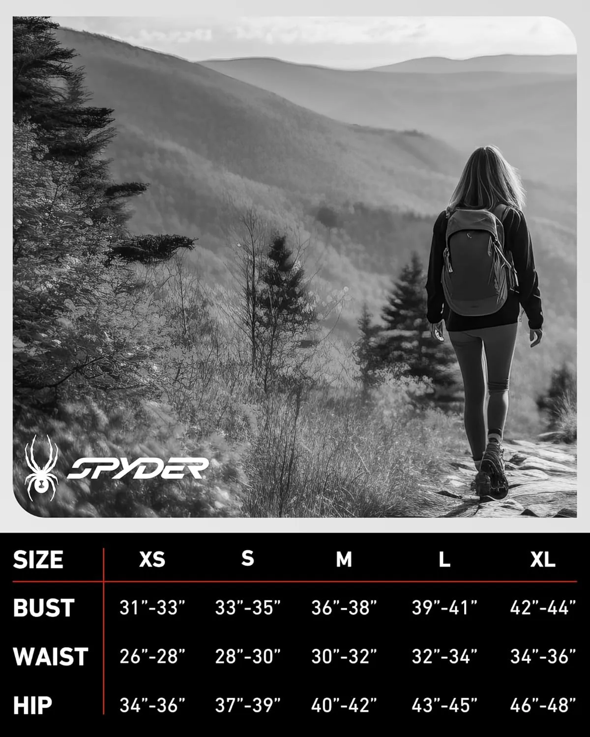 Spyder Women's Thermal Underwear Set - 2 Piece Brushed Back Fleece Lined Long Johns Base Layer Set for Women (Sizes: S-XL)