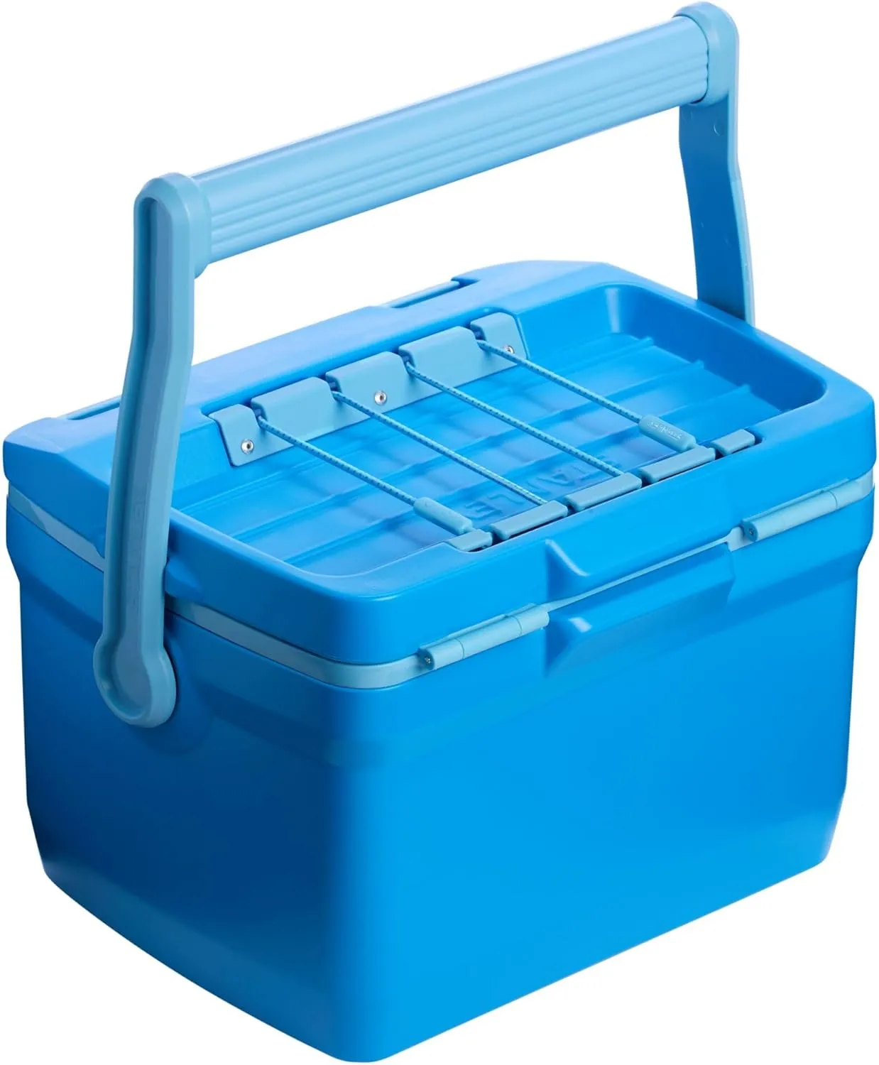 Stanley Adventure Outdoor Cooler 7 qt | Heavy Duty Outdoor Camping Cooler with Easy Carry Top Handle | 27 Hour Cooling Ice Chest for 10 Cans | BPA-Free | Azure