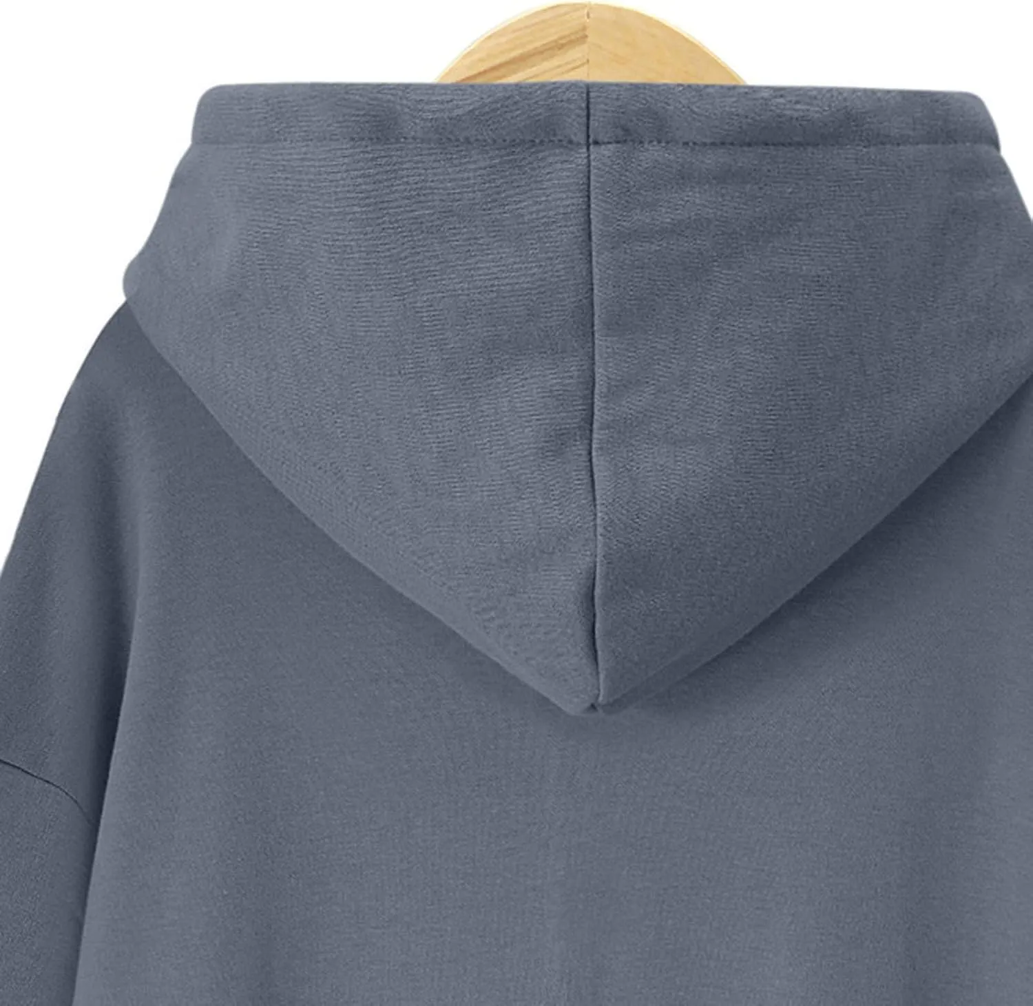 Stessotudo Oversized Long Hoodies for Women Solid Fleece Loose Fit Lounge Sweatshirts Drawstring Casual Comfy Hoodie Dress
