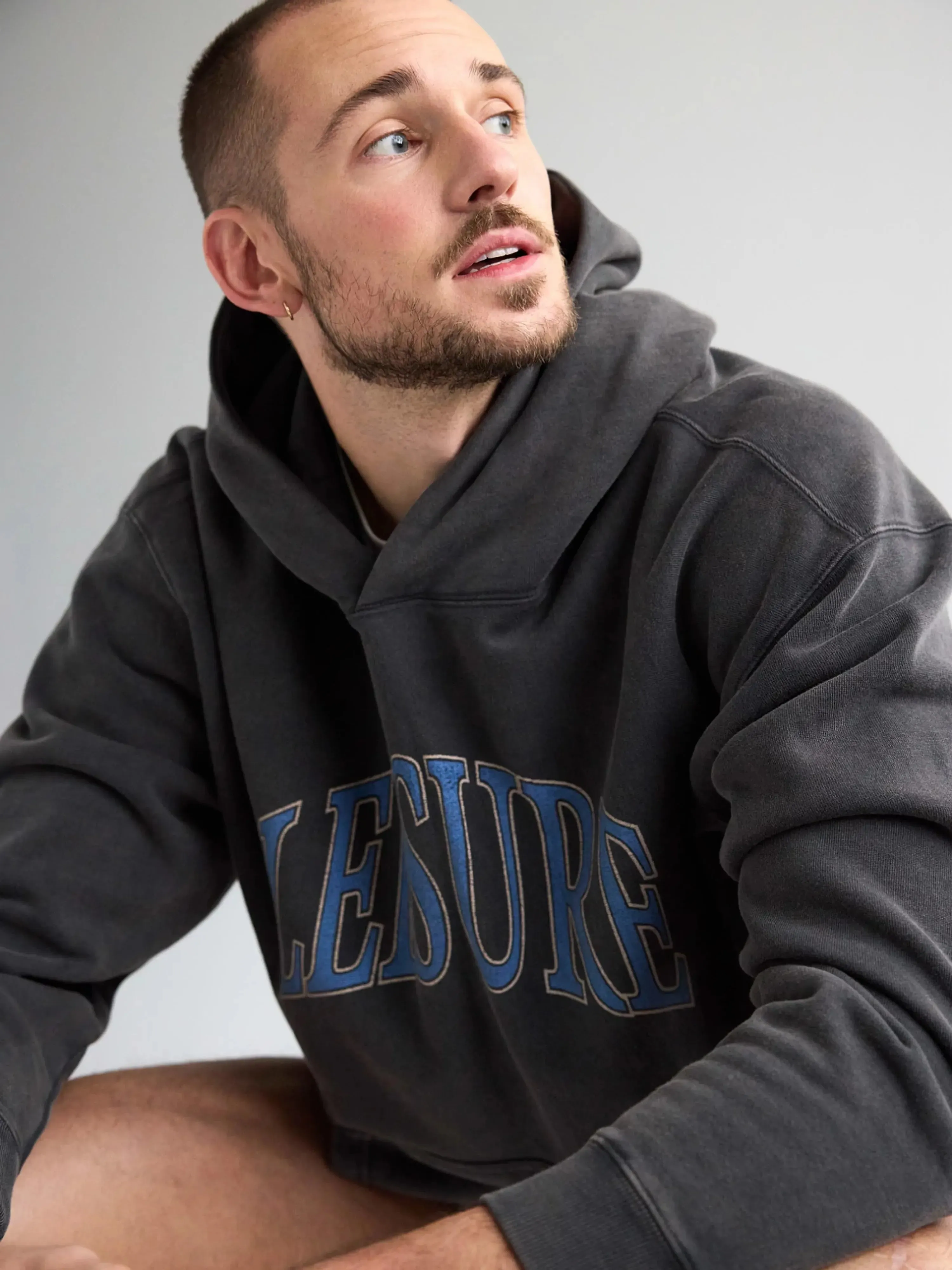 The Charcoal Big Leisure (Comfort Hoodie)