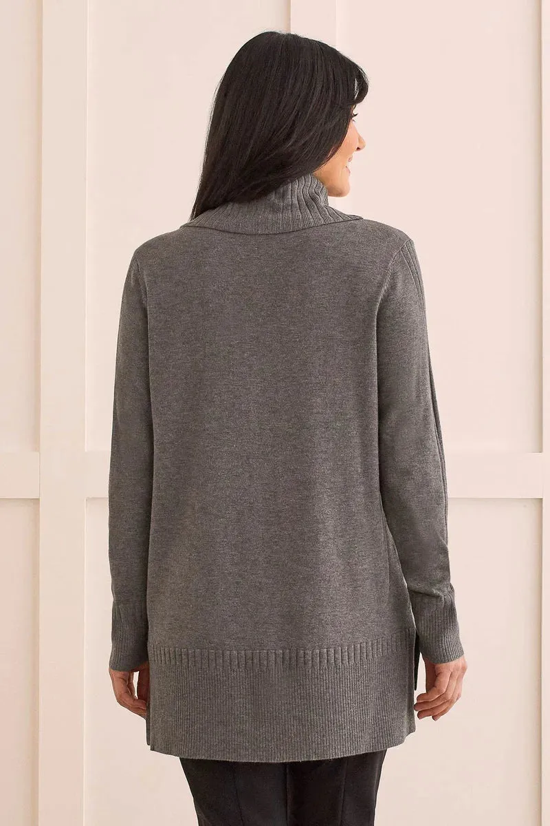 TR1472o L/S Cowl Neck Sweater