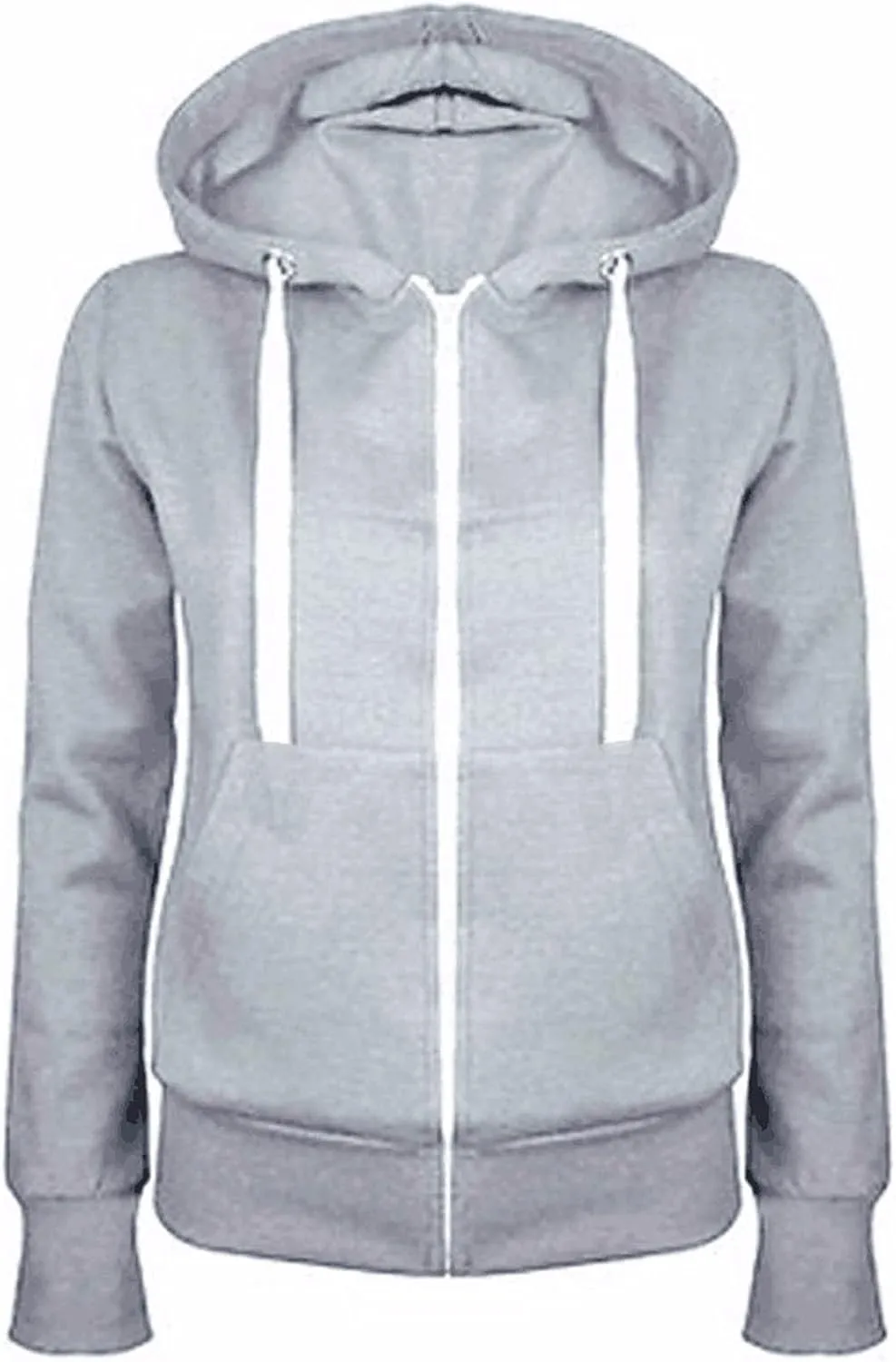 Women Fall Hoodies Long Sleeve Full Zip Up Sweatshirts Jackets Casual Comfy Fall Outfits Winter Clothes 2024