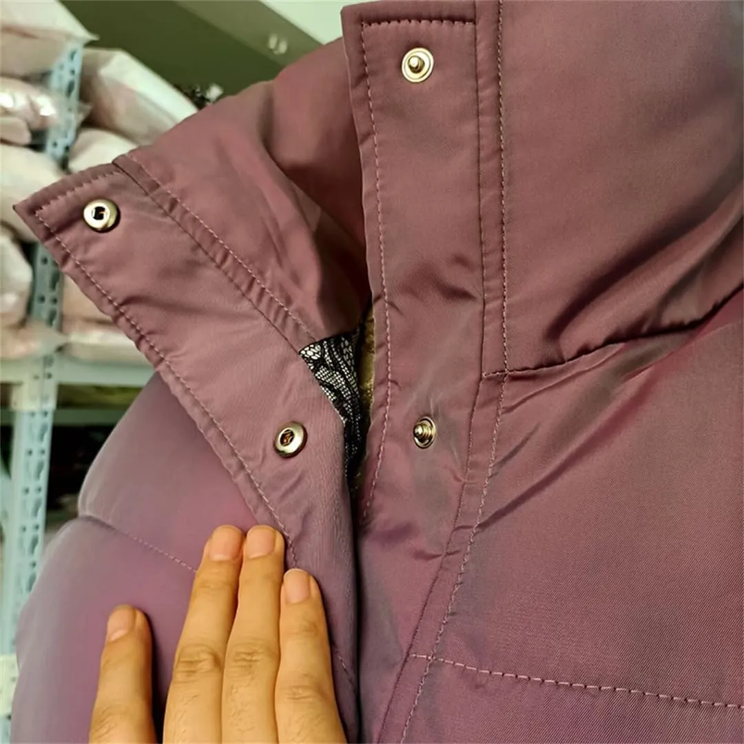 Women Sleeveless Vest Winter Warm Down Cotton Padded Jacket Mandarin Collar Sleeveless Waistcoat