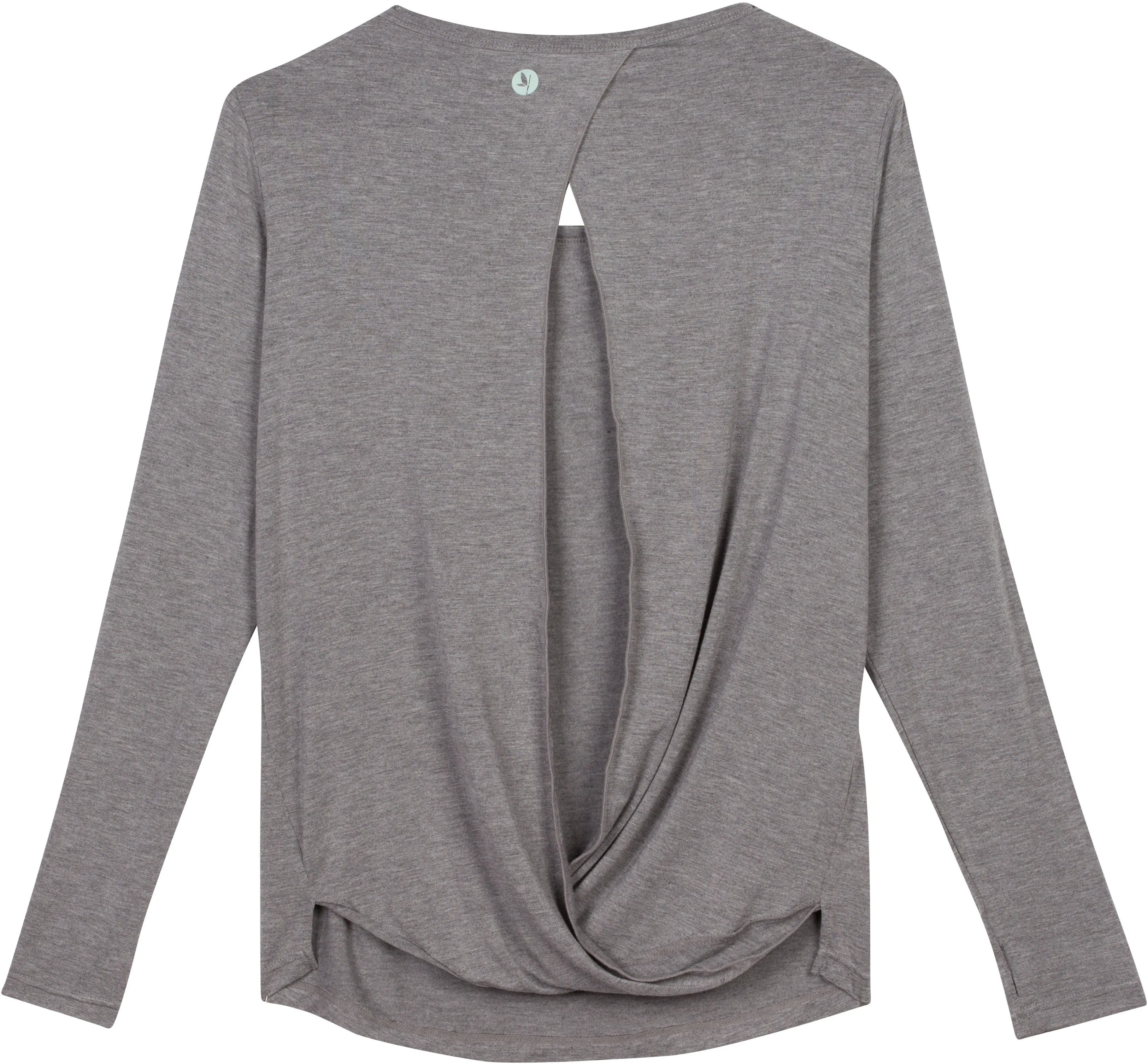 Women's Long Sleeve Open Back Shirt