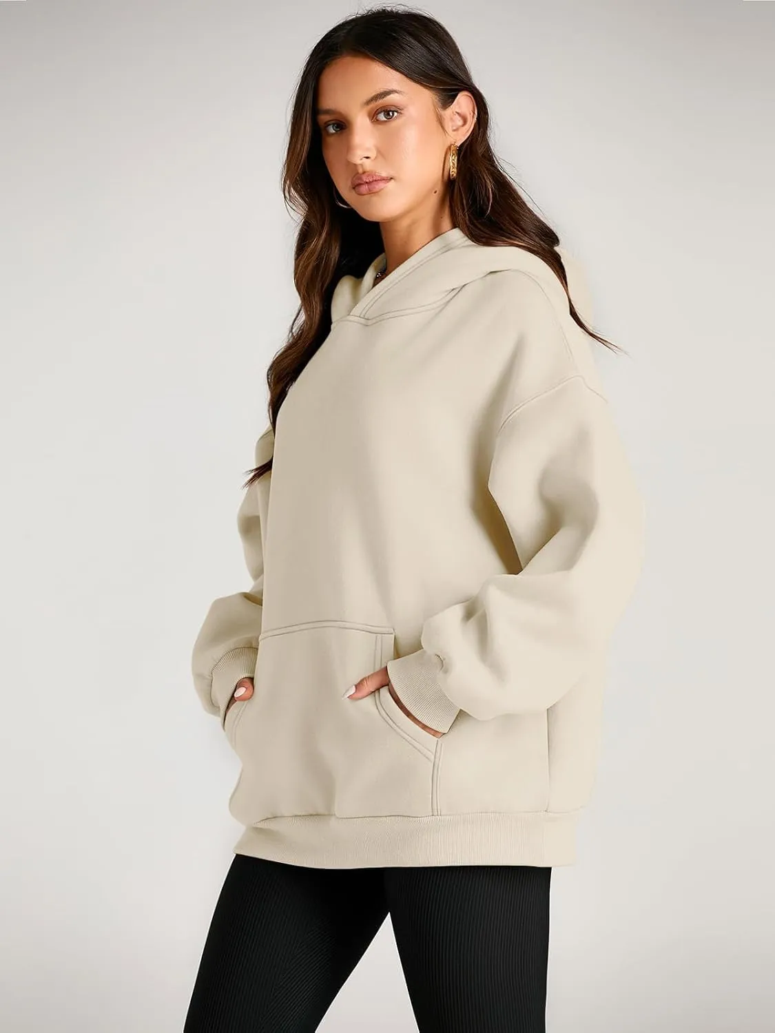 Womens Oversized Hoodies Fleece Sweatshirts, Fall Hoodies for Women Comfy Casual Pullover, Women's Hoodies