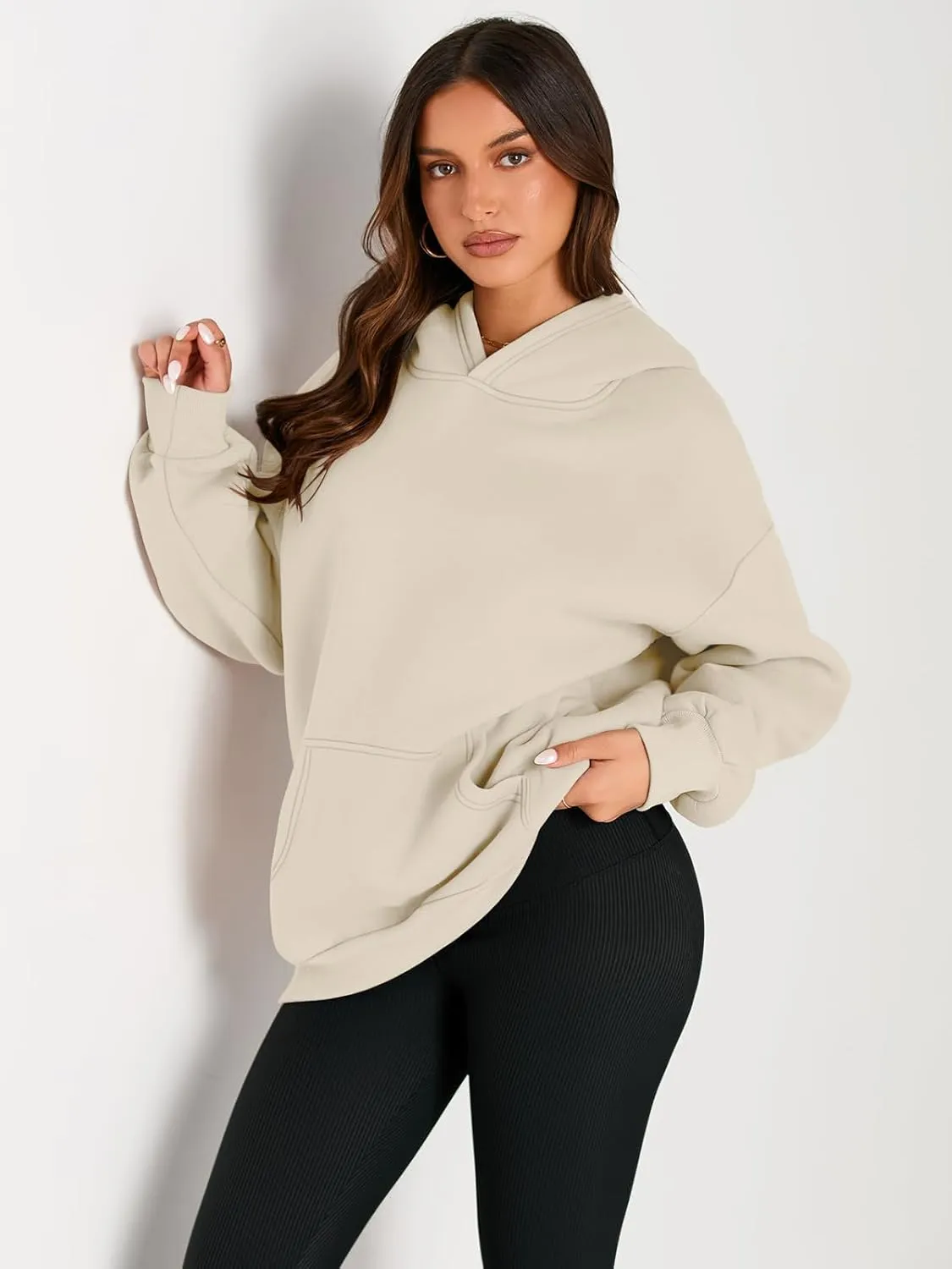 Womens Oversized Hoodies Fleece Sweatshirts, Fall Hoodies for Women Comfy Casual Pullover, Women's Hoodies