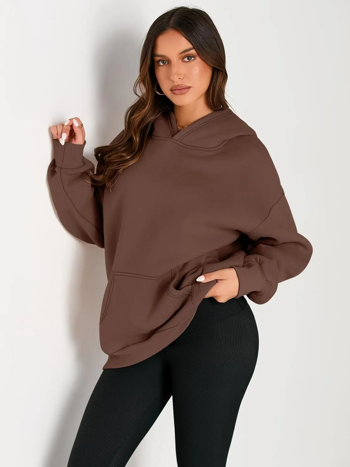 Womens Oversized Hoodies Fleece Sweatshirts, Fall Hoodies for Women Comfy Casual Pullover, Women's Hoodies
