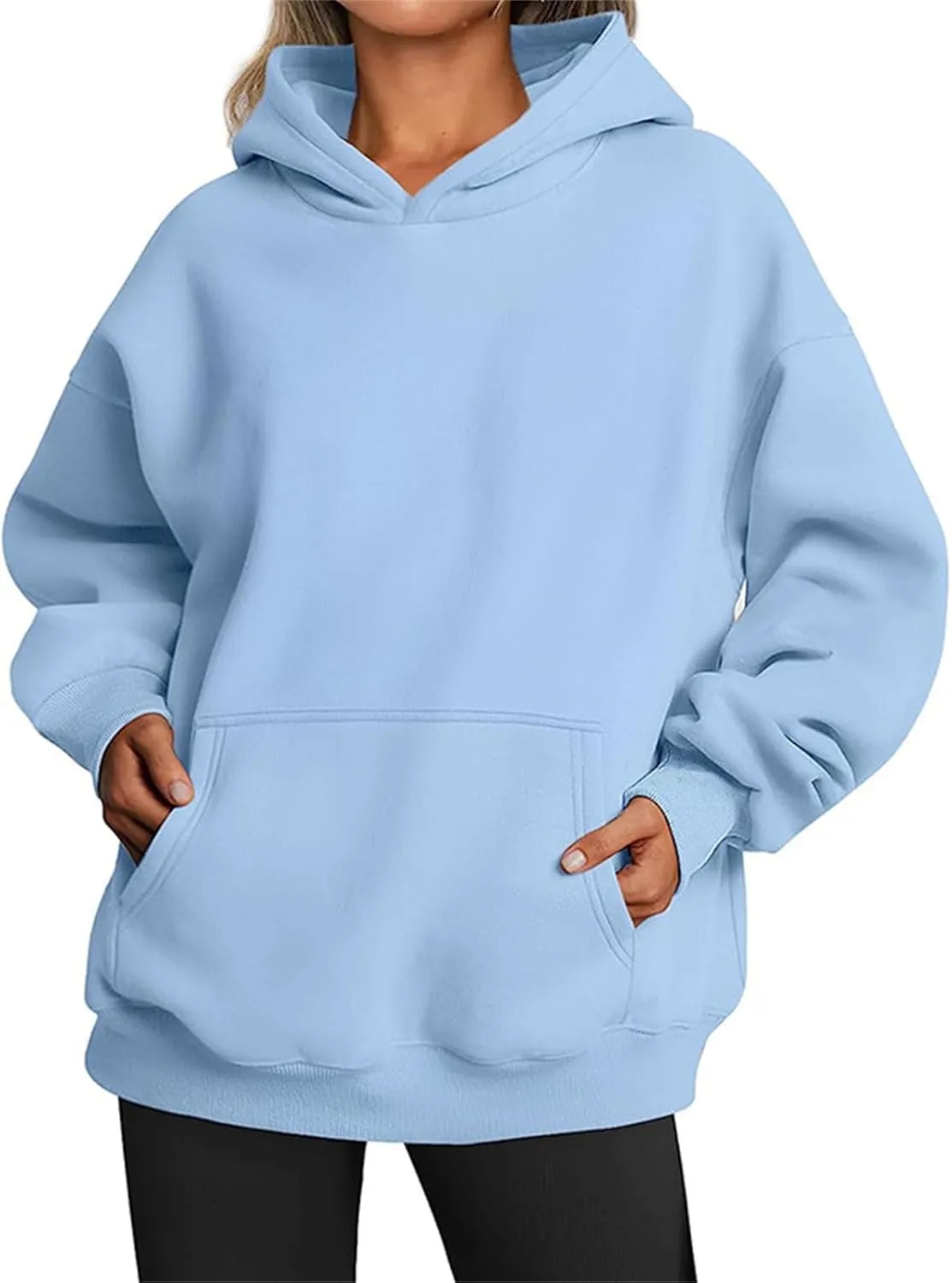 Womens Oversized Hoodies Fleece Sweatshirts, Fall Hoodies for Women Comfy Casual Pullover, Women's Hoodies