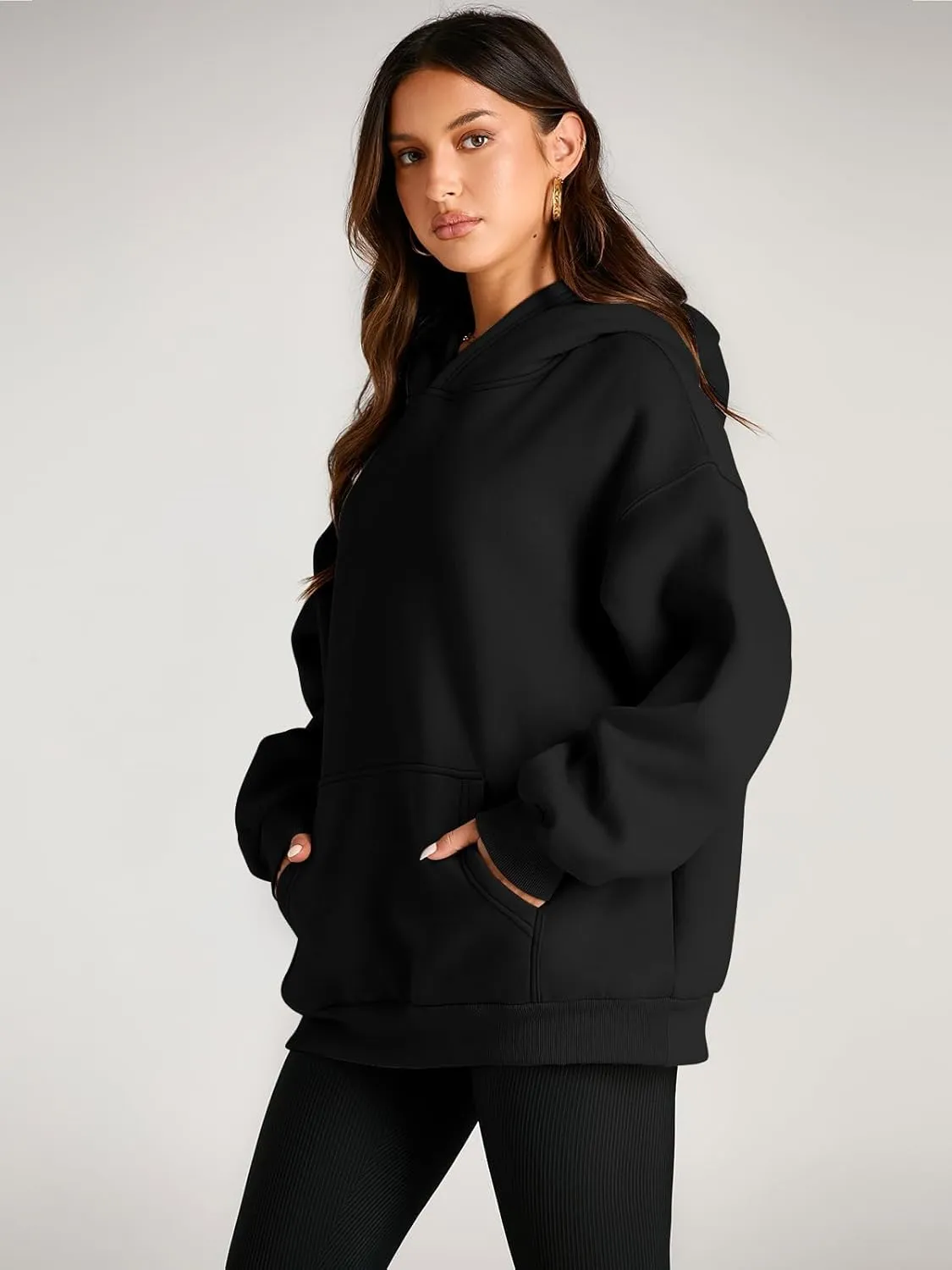 Womens Oversized Hoodies Fleece Sweatshirts, Fall Hoodies for Women Comfy Casual Pullover, Women's Hoodies