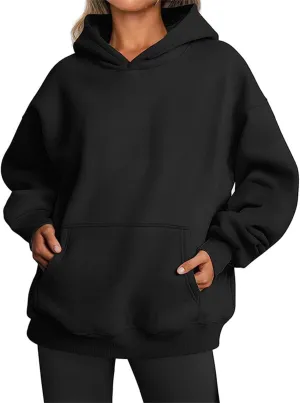 Womens Oversized Hoodies Fleece Sweatshirts, Fall Hoodies for Women Comfy Casual Pullover, Women's Hoodies