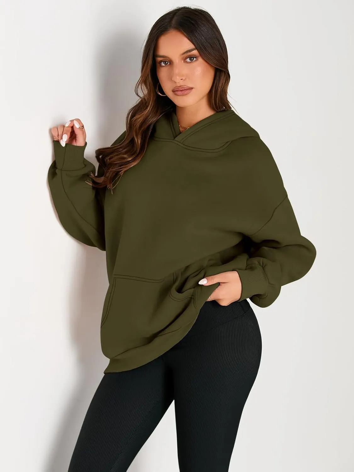Womens Oversized Hoodies Fleece Sweatshirts, Fall Hoodies for Women Comfy Casual Pullover, Women's Hoodies