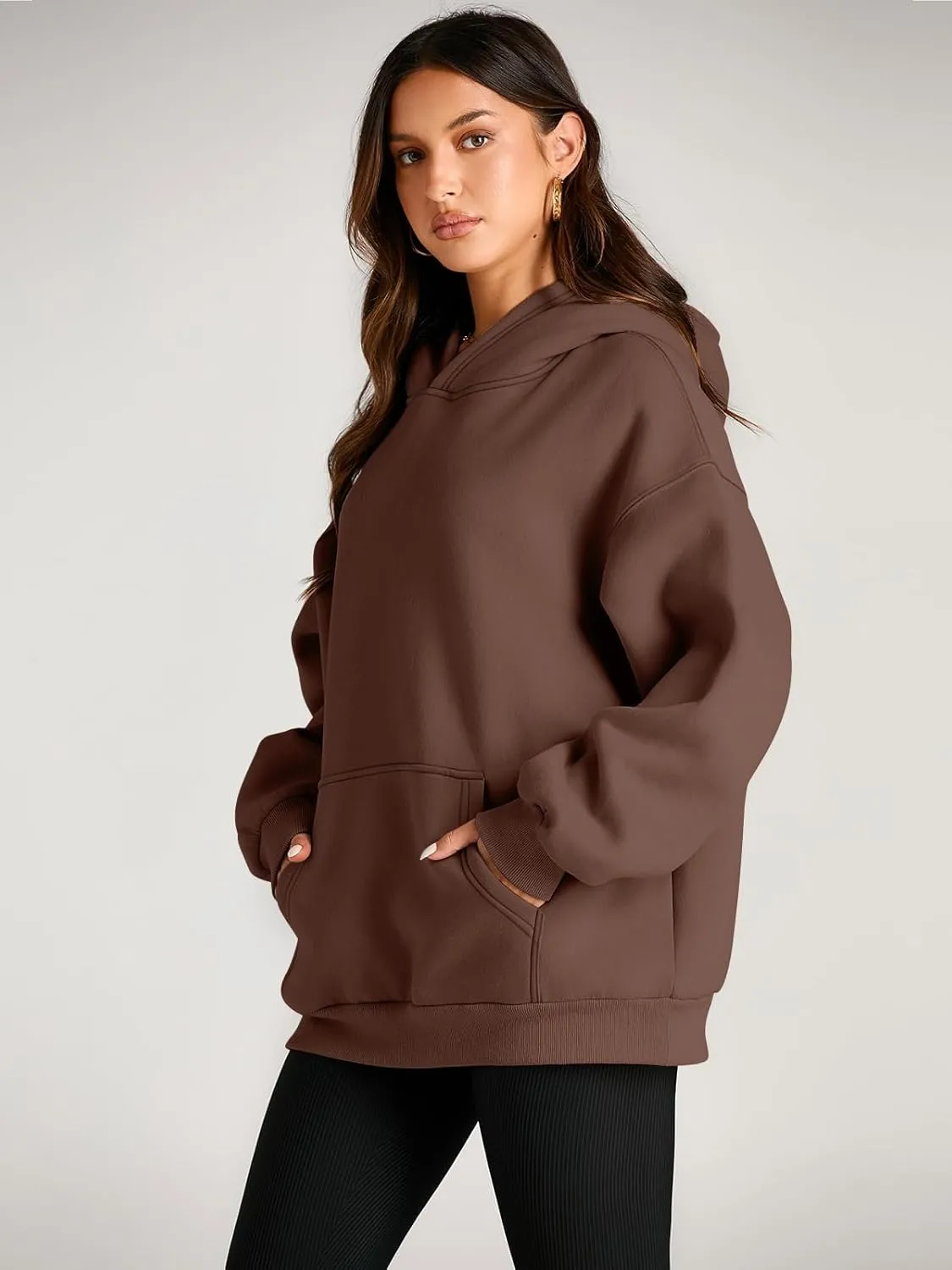Womens Oversized Hoodies Fleece Sweatshirts, Fall Hoodies for Women Comfy Casual Pullover, Women's Hoodies