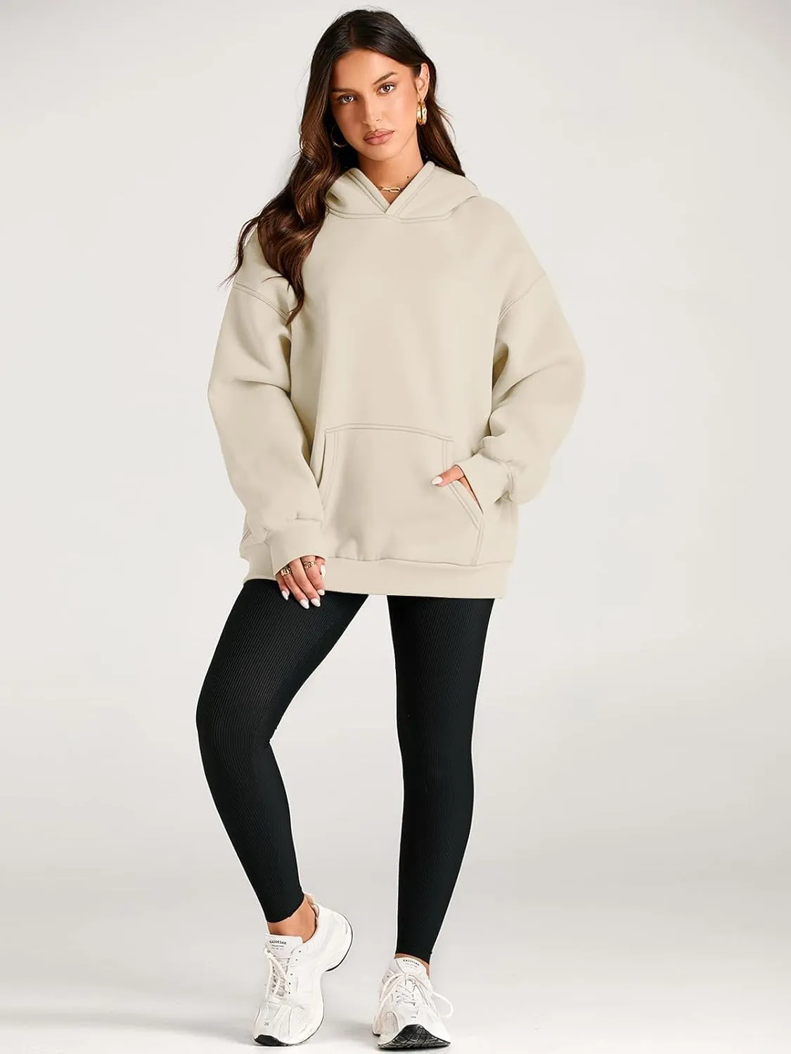 Womens Oversized Hoodies Fleece Sweatshirts, Fall Hoodies for Women Comfy Casual Pullover, Women's Hoodies