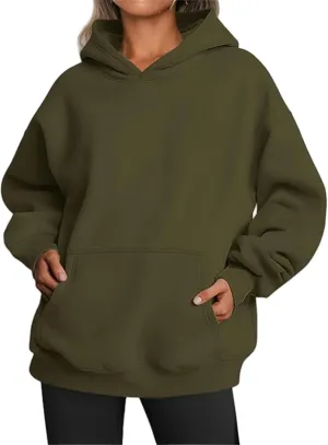 Womens Oversized Hoodies Fleece Sweatshirts, Fall Hoodies for Women Comfy Casual Pullover, Women's Hoodies