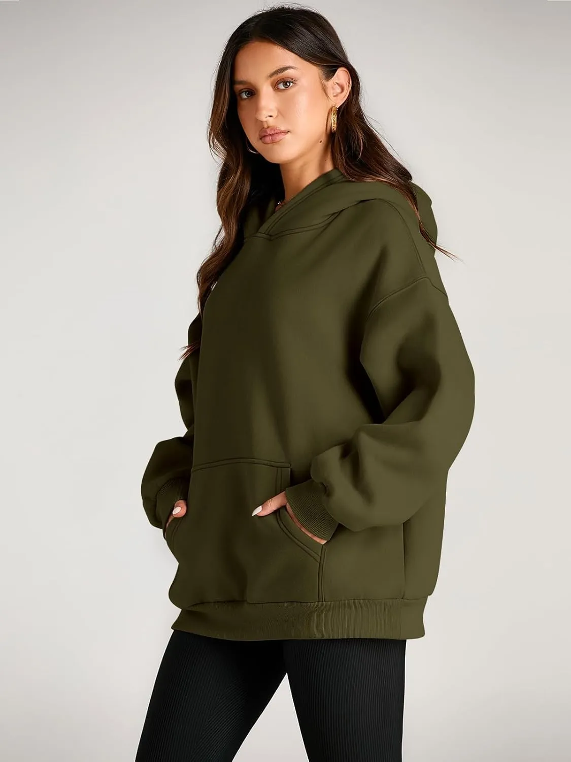 Womens Oversized Hoodies Fleece Sweatshirts, Fall Hoodies for Women Comfy Casual Pullover, Women's Hoodies