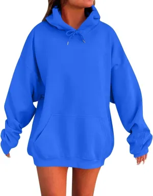 Womens Oversized Hoodies Sweatshirts Fleece Pullover Tops Sweaters Casual Comfy Fall Fashion Outfits Clothes 2024