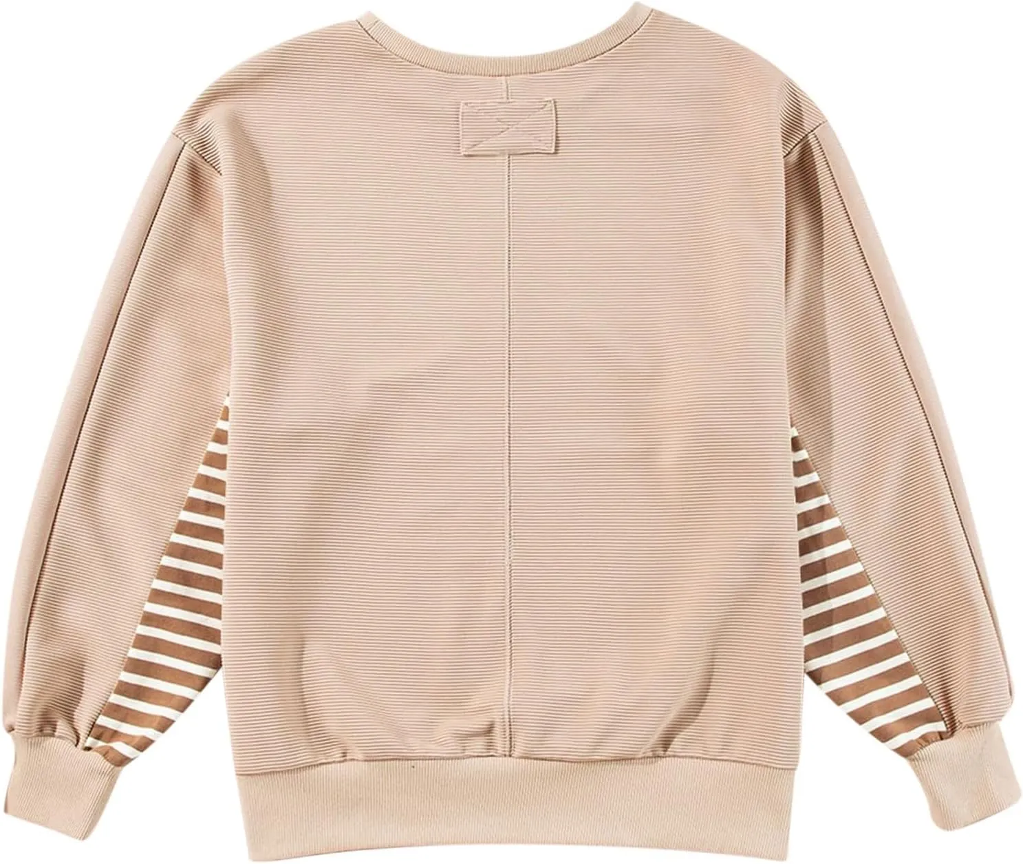 Women's Oversized Sweatshirts Trendy Long Sleeve Crew Neck Corduroy Pullover Tops Loose Comfy Fall Outfits 2024