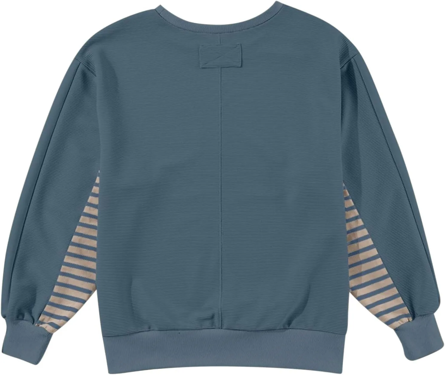 Women's Oversized Sweatshirts Trendy Long Sleeve Crew Neck Corduroy Pullover Tops Loose Comfy Fall Outfits 2024