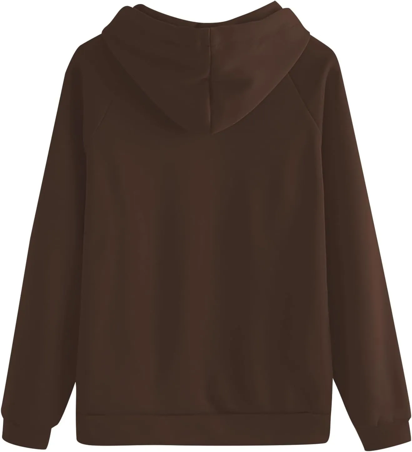 Womens Plain Winter Hoodies Oversized Casual Sweatshirt with Pocket Long Sleeve Hooded Sweater Basic Comfy Pullover