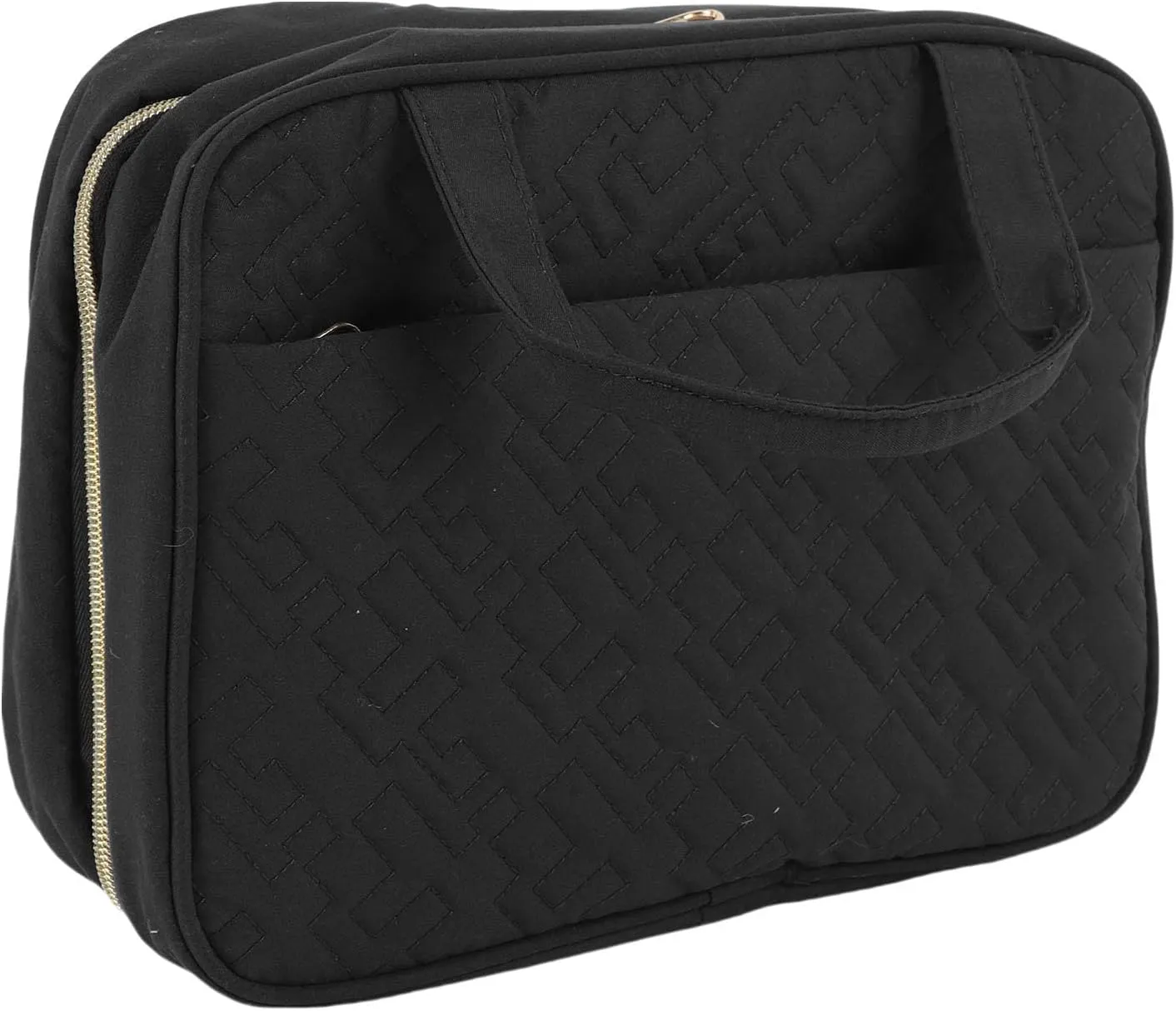 ZJchao Hanging Travel Toiletry Organizer, Makeup Bag with Partitioned Design, Easy Carry Cosmetic Case for Shampoo Conditioner Brush Set, Organizing travel makeup and skincare products