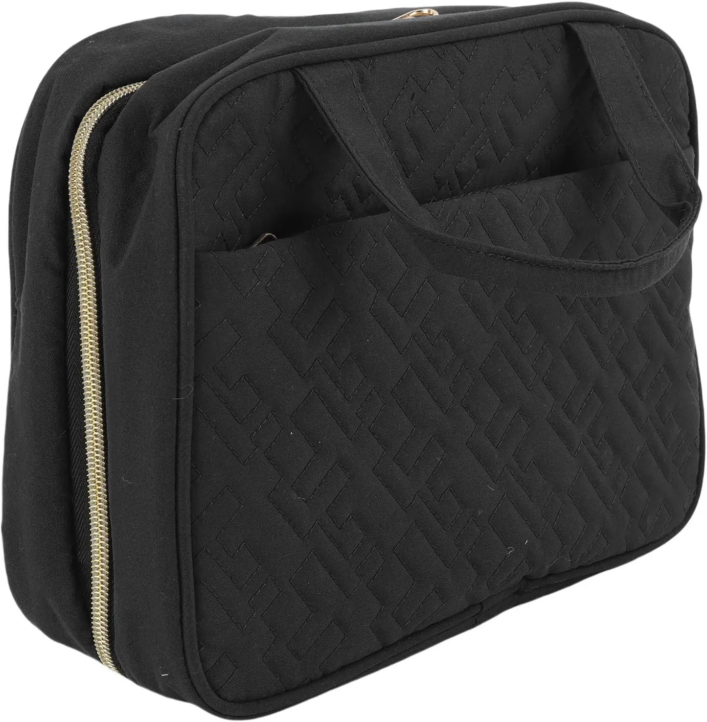ZJchao Hanging Travel Toiletry Organizer, Makeup Bag with Partitioned Design, Easy Carry Cosmetic Case for Shampoo Conditioner Brush Set, Organizing travel makeup and skincare products